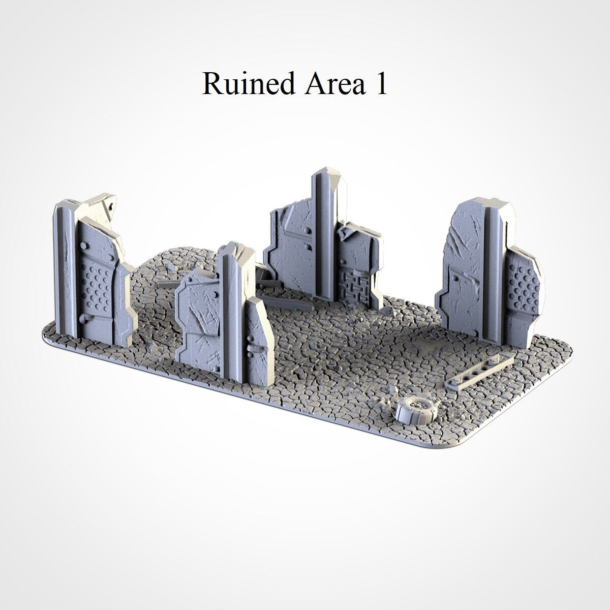 Post Apocalypse Ruins Terrain, Set 2