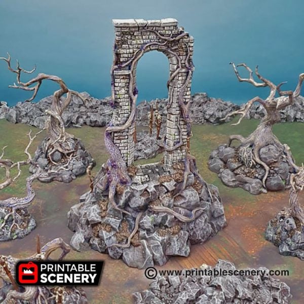 The Shadow Gate - (32,28 or 15mm scale) - Shadowfey Wilds