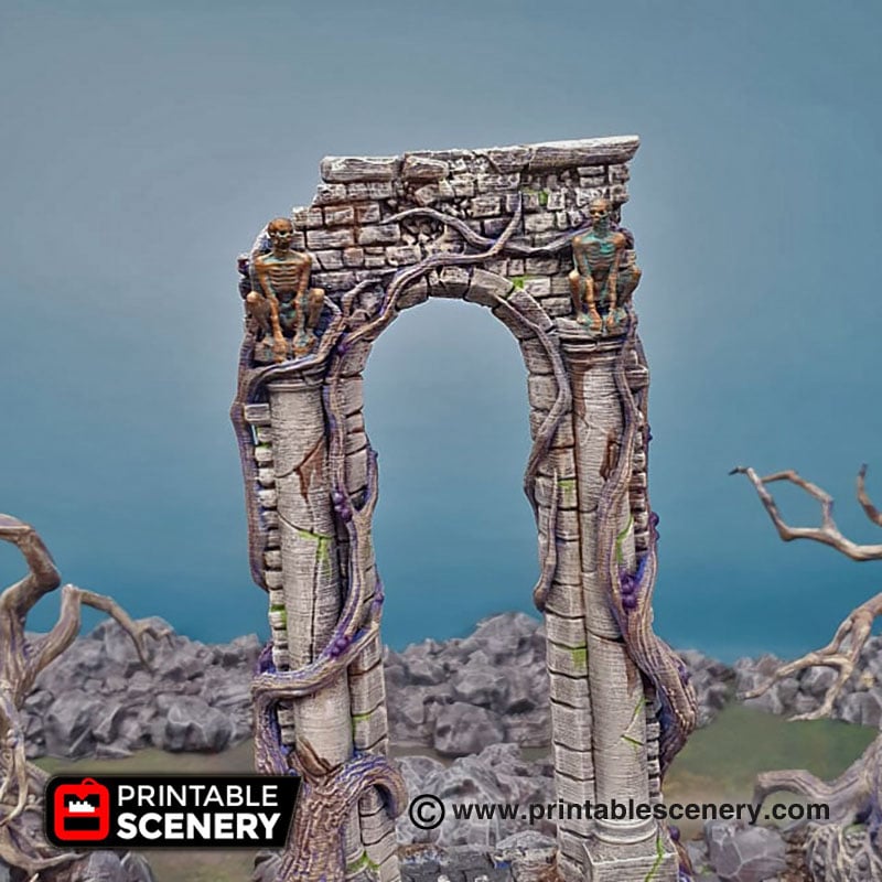 The Shadow Gate - (32,28 or 15mm scale) - Shadowfey Wilds