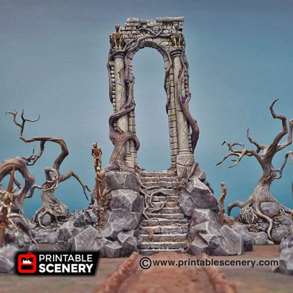The Shadow Gate - (32,28 or 15mm scale) - Shadowfey Wilds