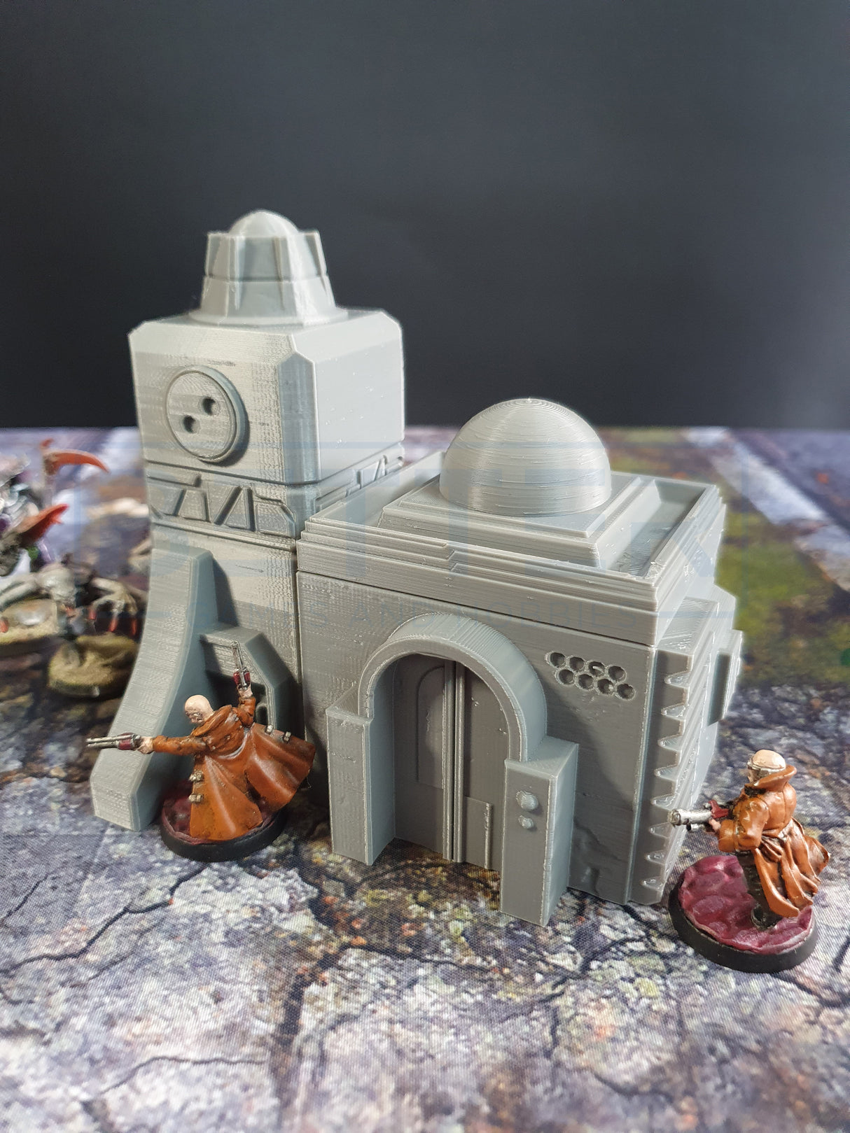 Desert Buildings Set 1 (32, 28, 15 & 10mm Scale) Tabletop wargaming terrain