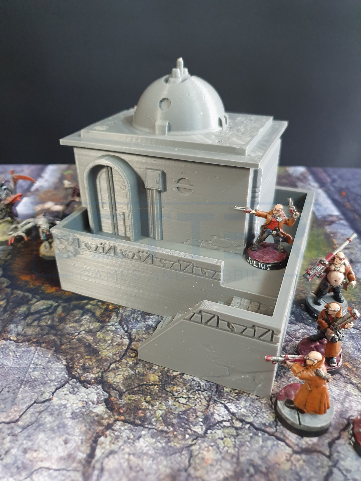 Desert Buildings Set 1 (32, 28, 15 & 10mm Scale) Tabletop wargaming terrain