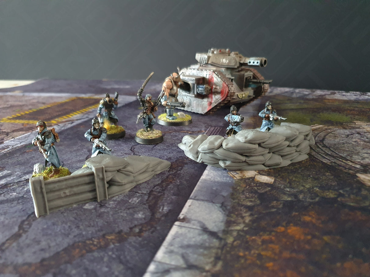 Sandbag Defenses / Barricades Terrain