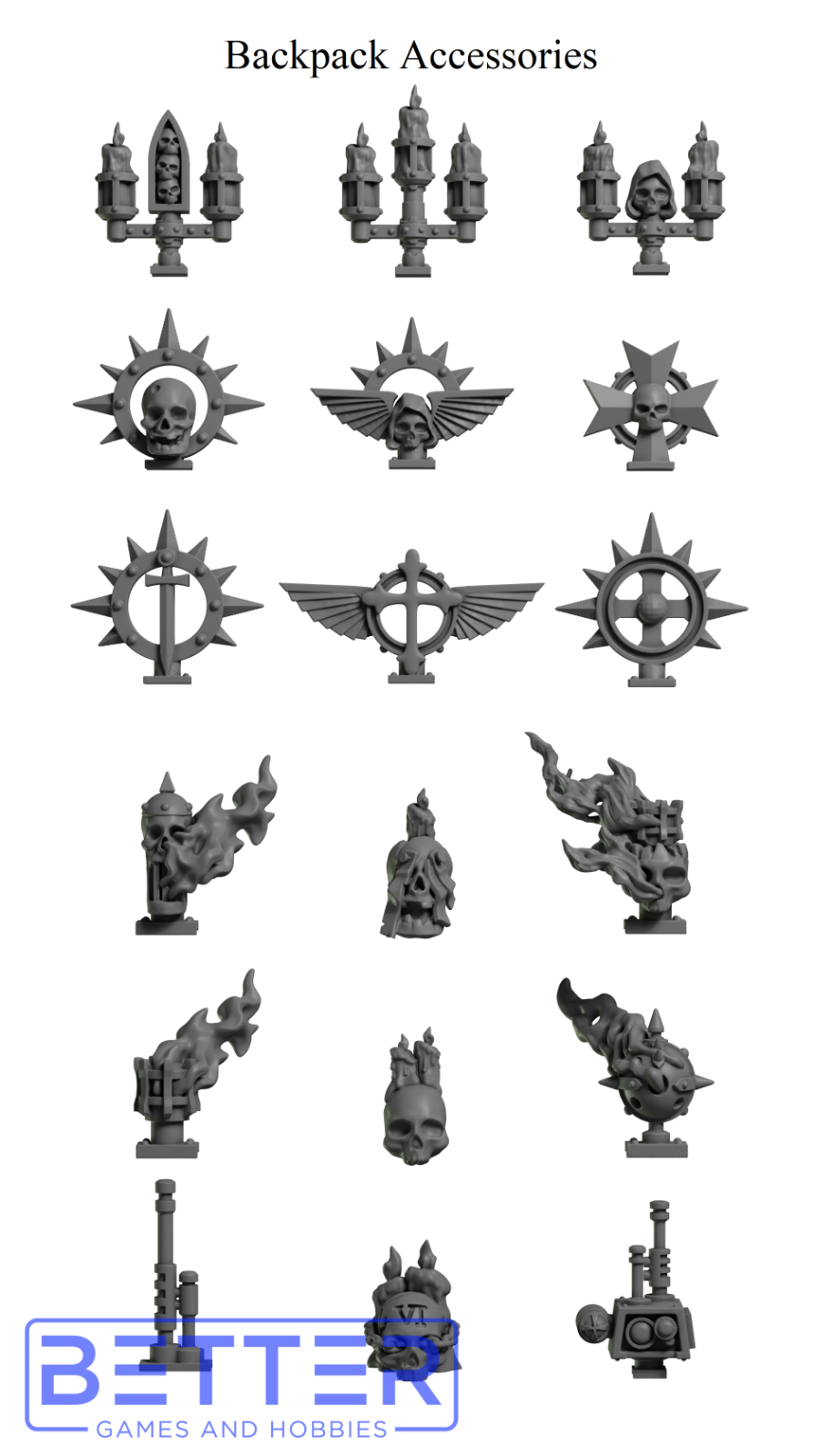 Backpack Decorations - Eternal Pilgrims for 2nd Born Marines