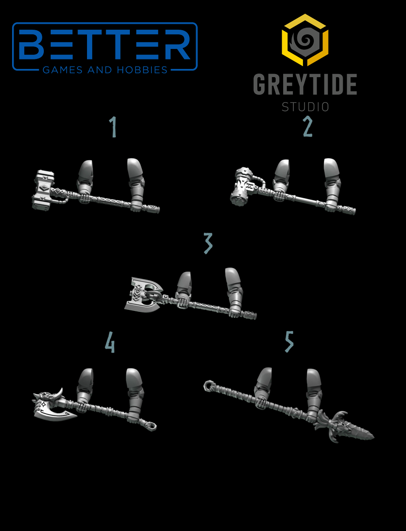 Two Handed Weapon - Primal Hounds for 2nd Born marines