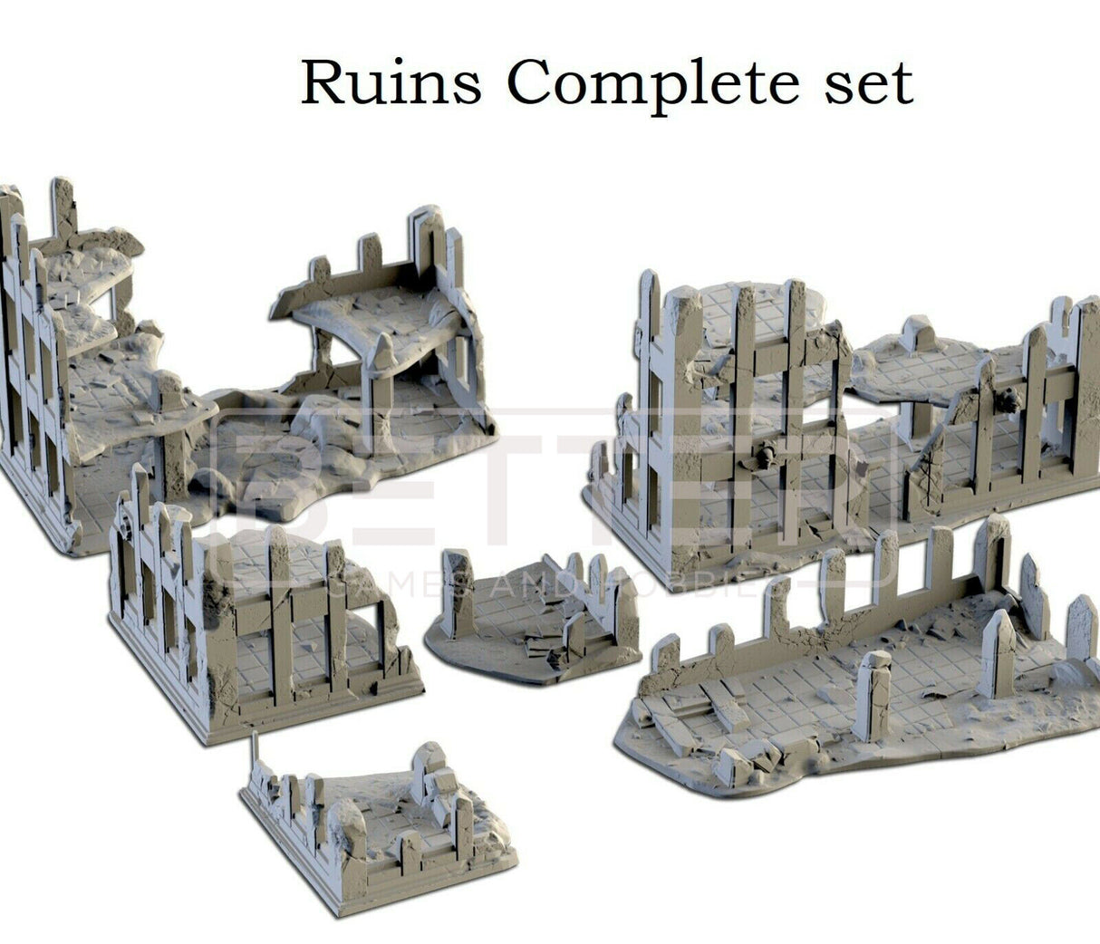 Gothic City Ruins - Terrain
