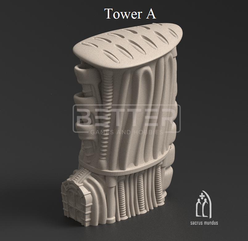 Alien Sanctum World – Themed Terrain Set for Sci-Fi Wargaming