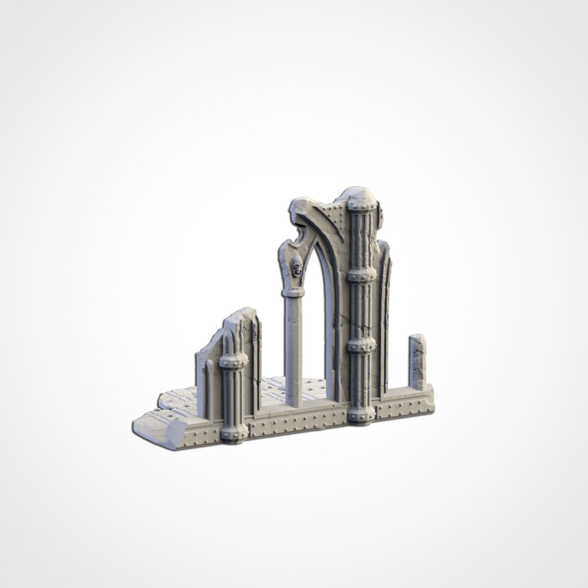 Cathedral Ruins (28mm Scale) for sci-fi wargaming RPG
