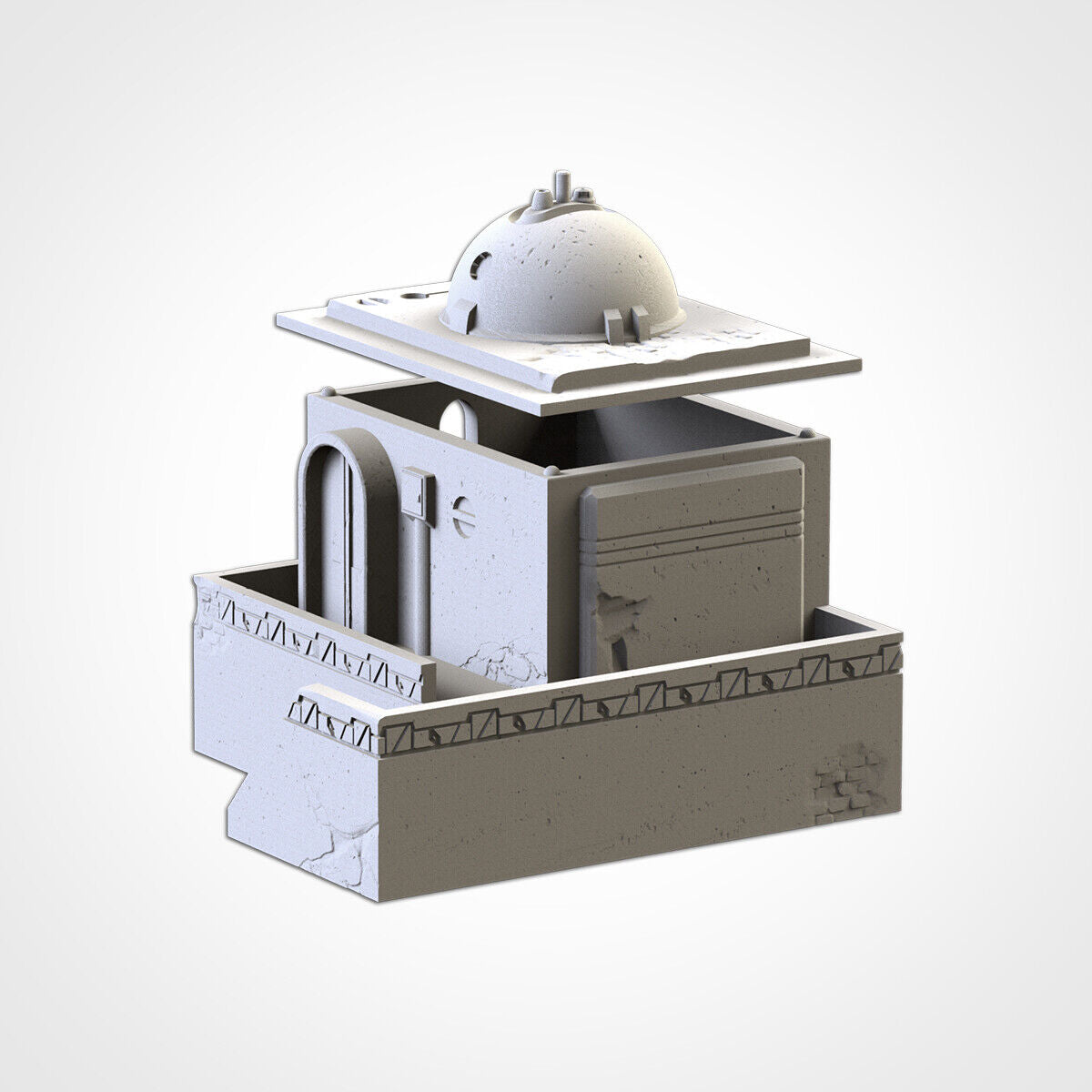 Desert Buildings Set 1 (32, 28, 15 & 10mm Scale) Tabletop wargaming terrain