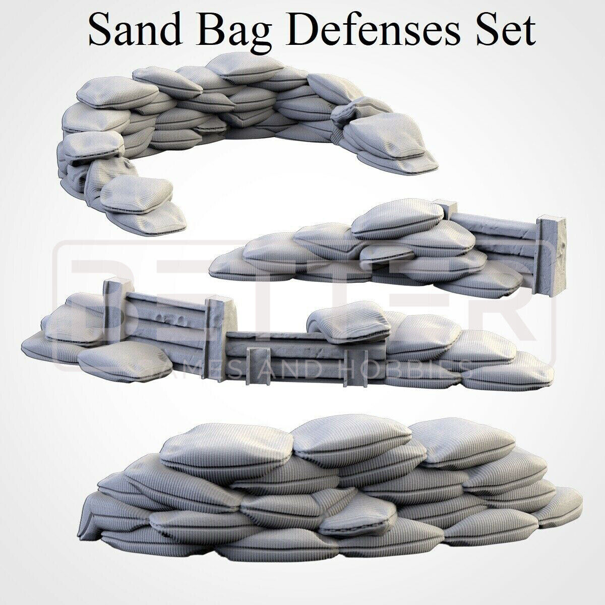 Sandbag Defenses / Barricades Terrain
