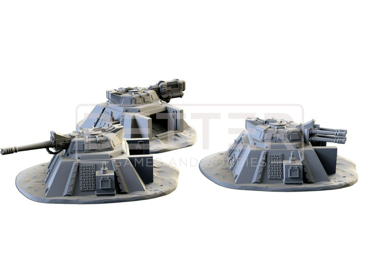 Defense Turret Bunkers
