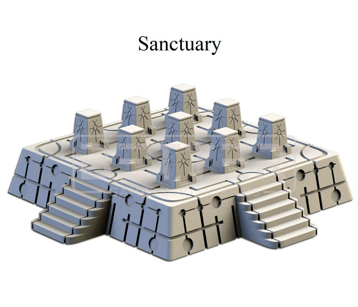 Xenos Tomb World – Alien Terrain Set for 28–32mm Sci-Fi Wargaming