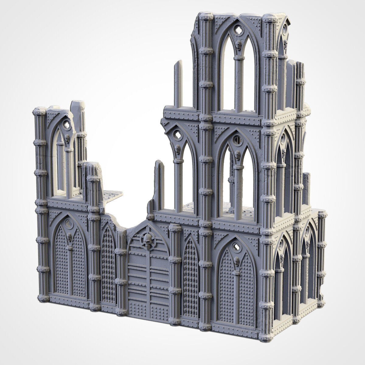 Cathedral Ruins (28mm Scale) for sci-fi wargaming RPG