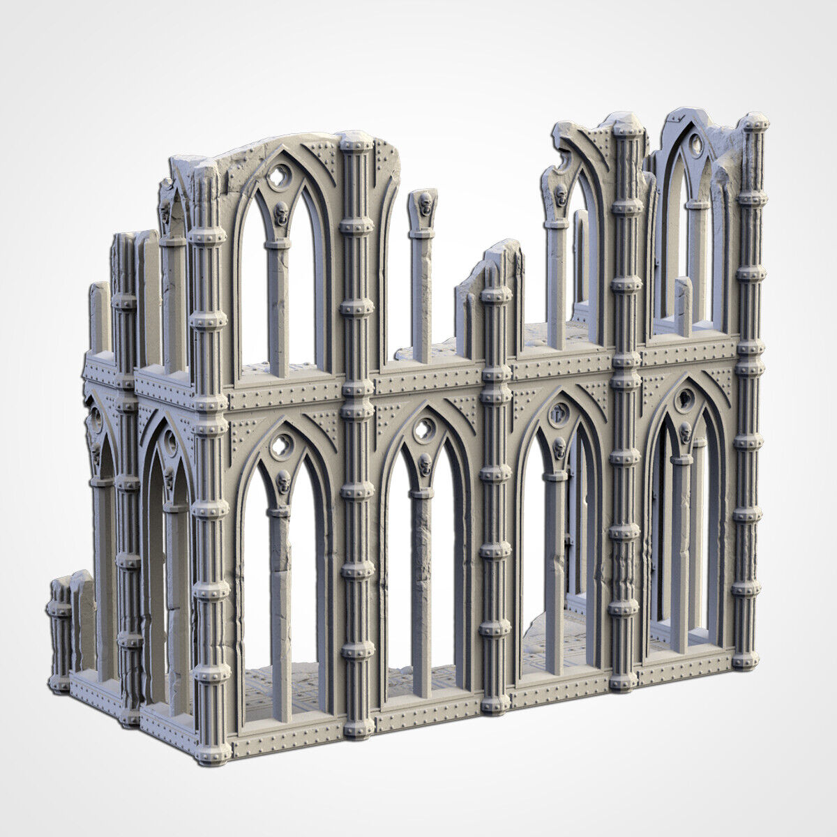 Cathedral Ruins (28mm Scale) for sci-fi wargaming RPG