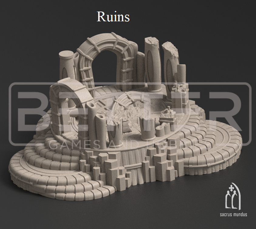Alien Sanctum World – Themed Terrain Set for Sci-Fi Wargaming