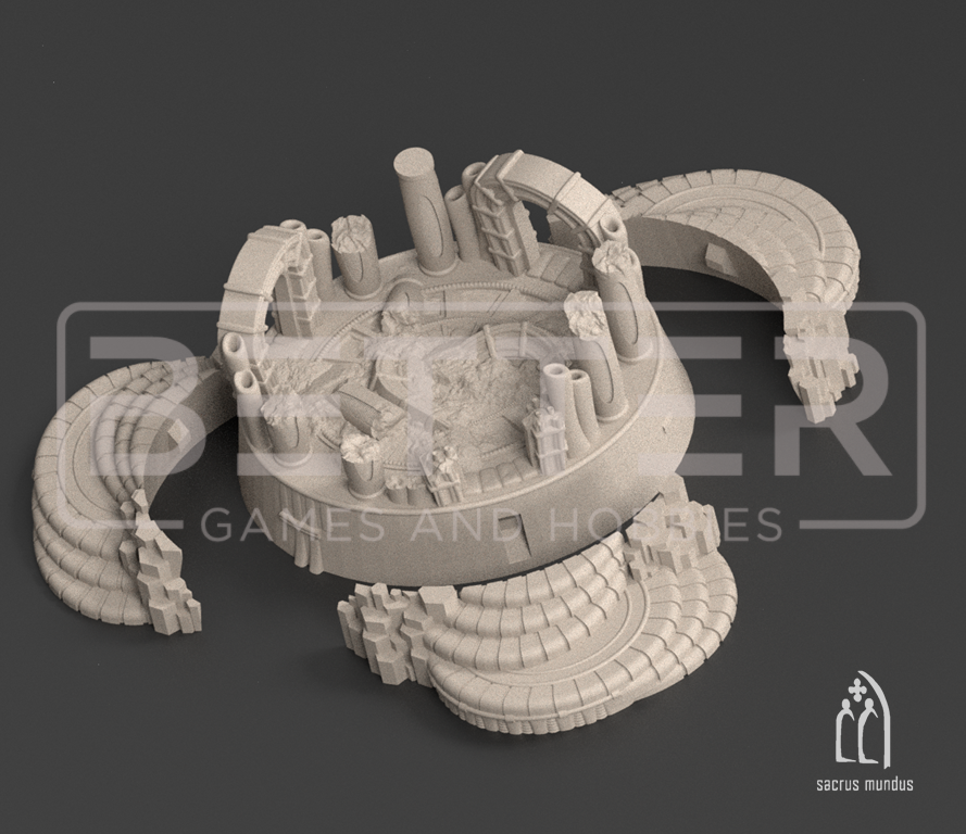 Alien Sanctum World – Themed Terrain Set for Sci-Fi Wargaming