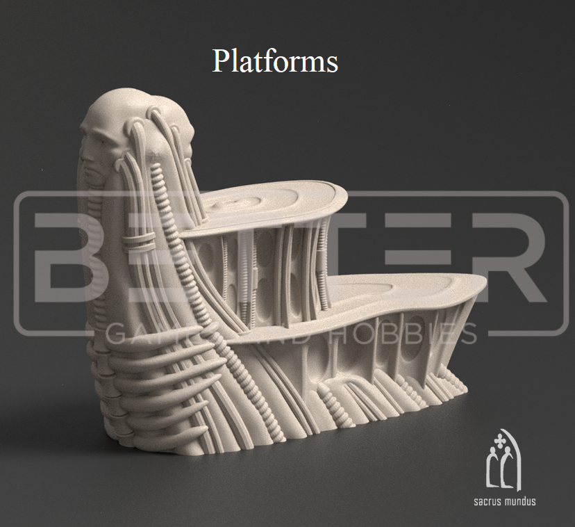 Alien Sanctum World – Themed Terrain Set for Sci-Fi Wargaming