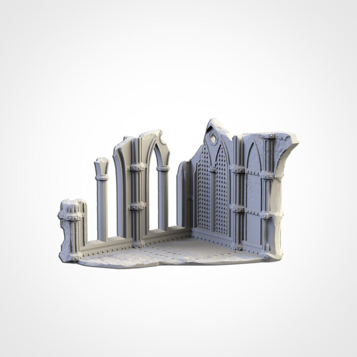 Cathedral Ruins (28mm Scale) for sci-fi wargaming RPG