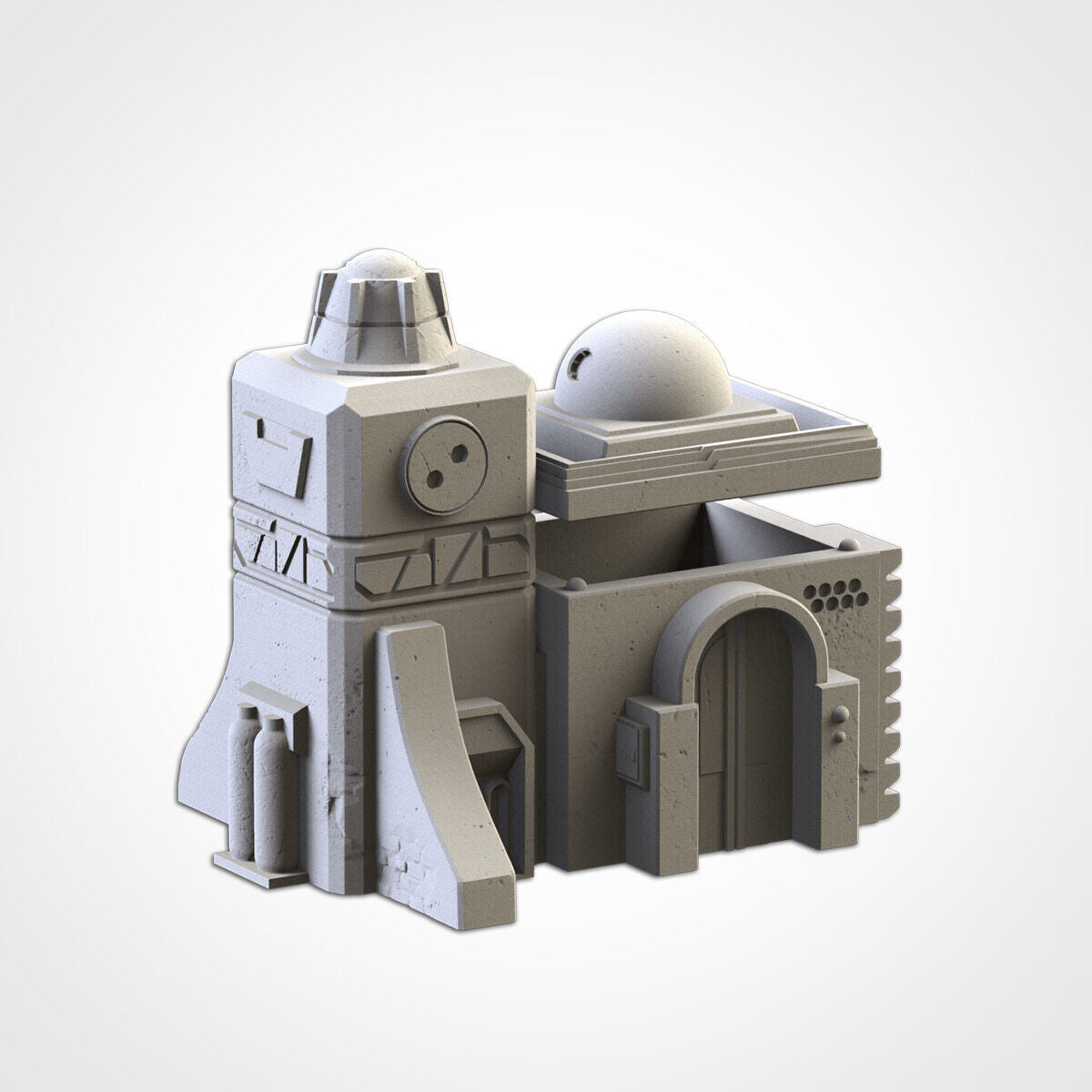 Desert Buildings Set 1 (32, 28, 15 & 10mm Scale) Tabletop wargaming terrain