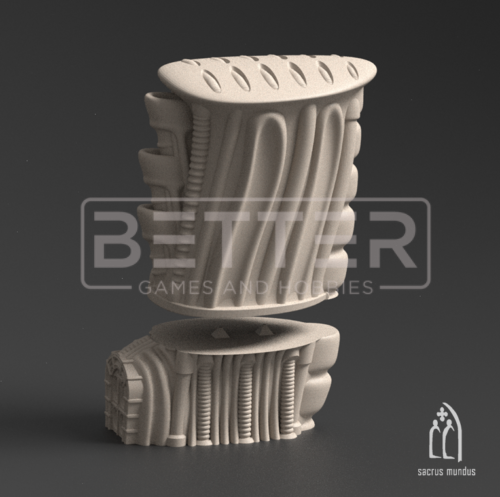 Alien Sanctum World – Themed Terrain Set for Sci-Fi Wargaming