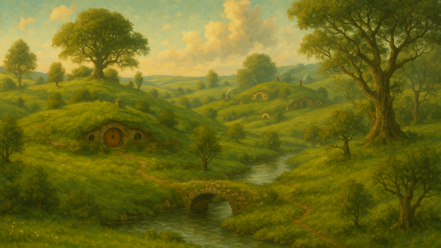 Shirelands - Halfling village