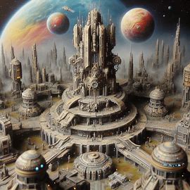 Sci-Fi Outpost Terrain for Tabletop Wargames & RPGs