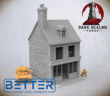 Overlord 1944, Building 1 - 32, 28, 15 and 10mm Scale, for Fantasy, Historical terrain RPG