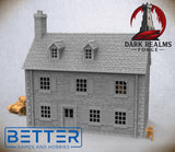 Overlord 1944, Building 2 - 32, 28, 15 and 10mm Scale, for Fantasy, Historical terrain RPG