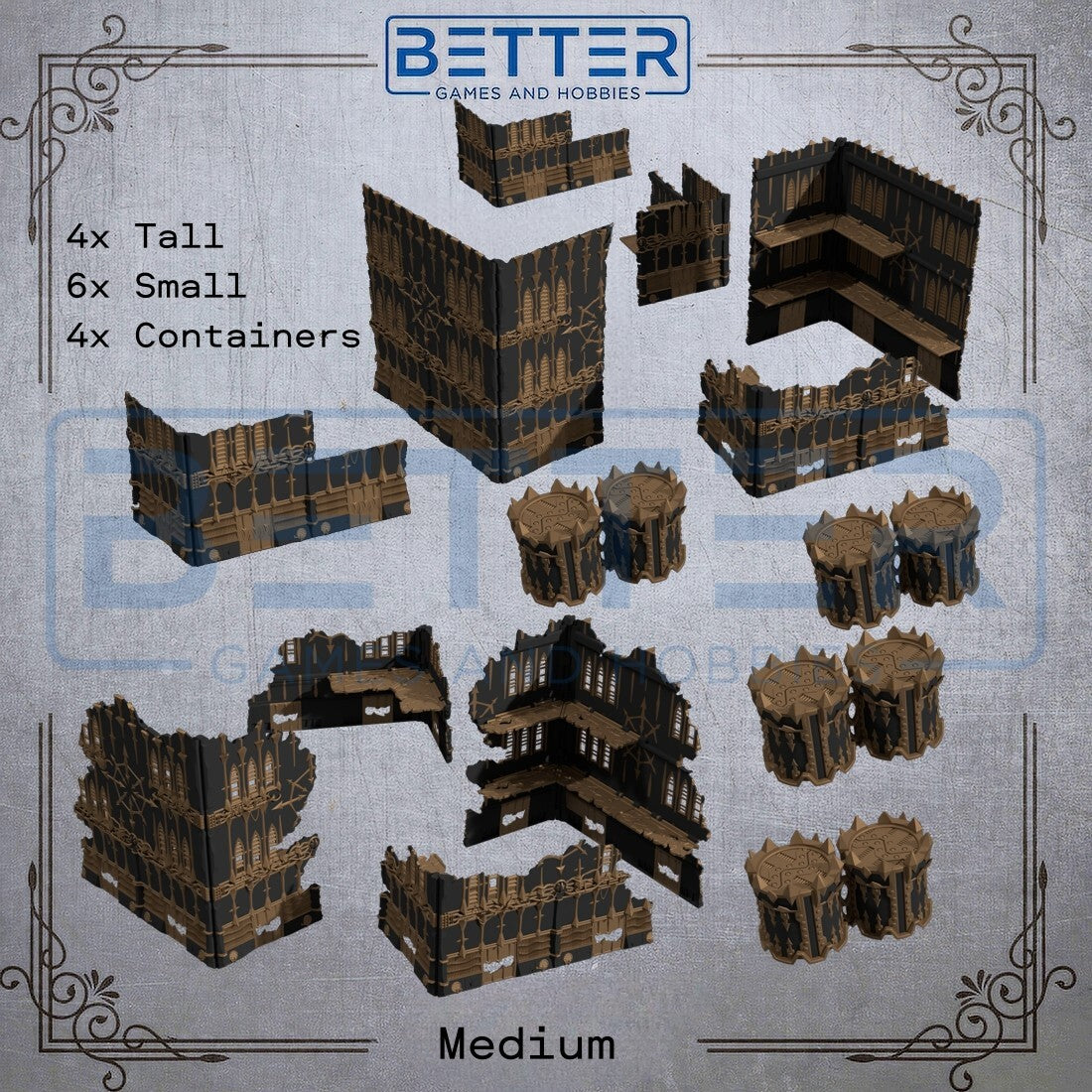 Chaos - Dual Color, Foldable, WTC Competitive Tabletop Terrain