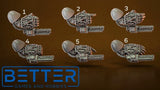 Big Chain Fists, Flame Lizards Conversion parts for sci-fi wargames, Termi