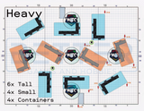 Industrial - Foldable, WTC Competitive Tabletop Terrain