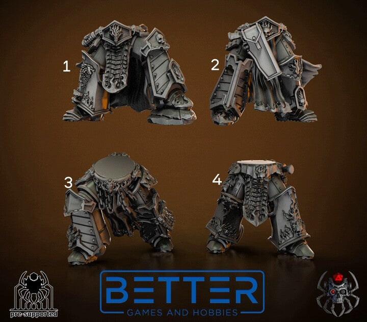 Legs, Flame Lizards - Blade Masters Conversion parts for sci-fi wargaming, 2nd born marine
