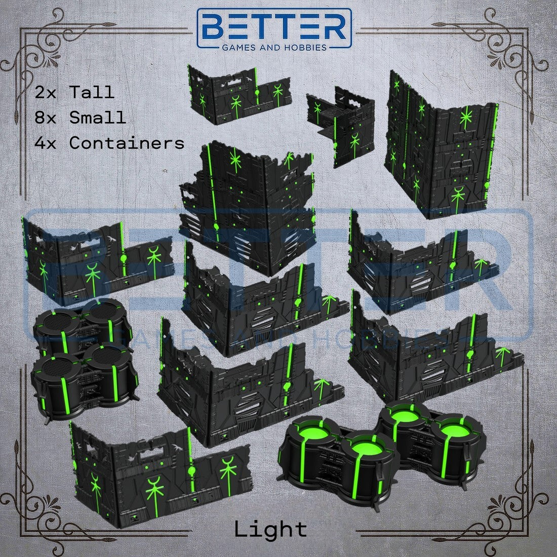 Necromations - Dual Color, Foldable, WTC Competitive Tabletop Terrain
