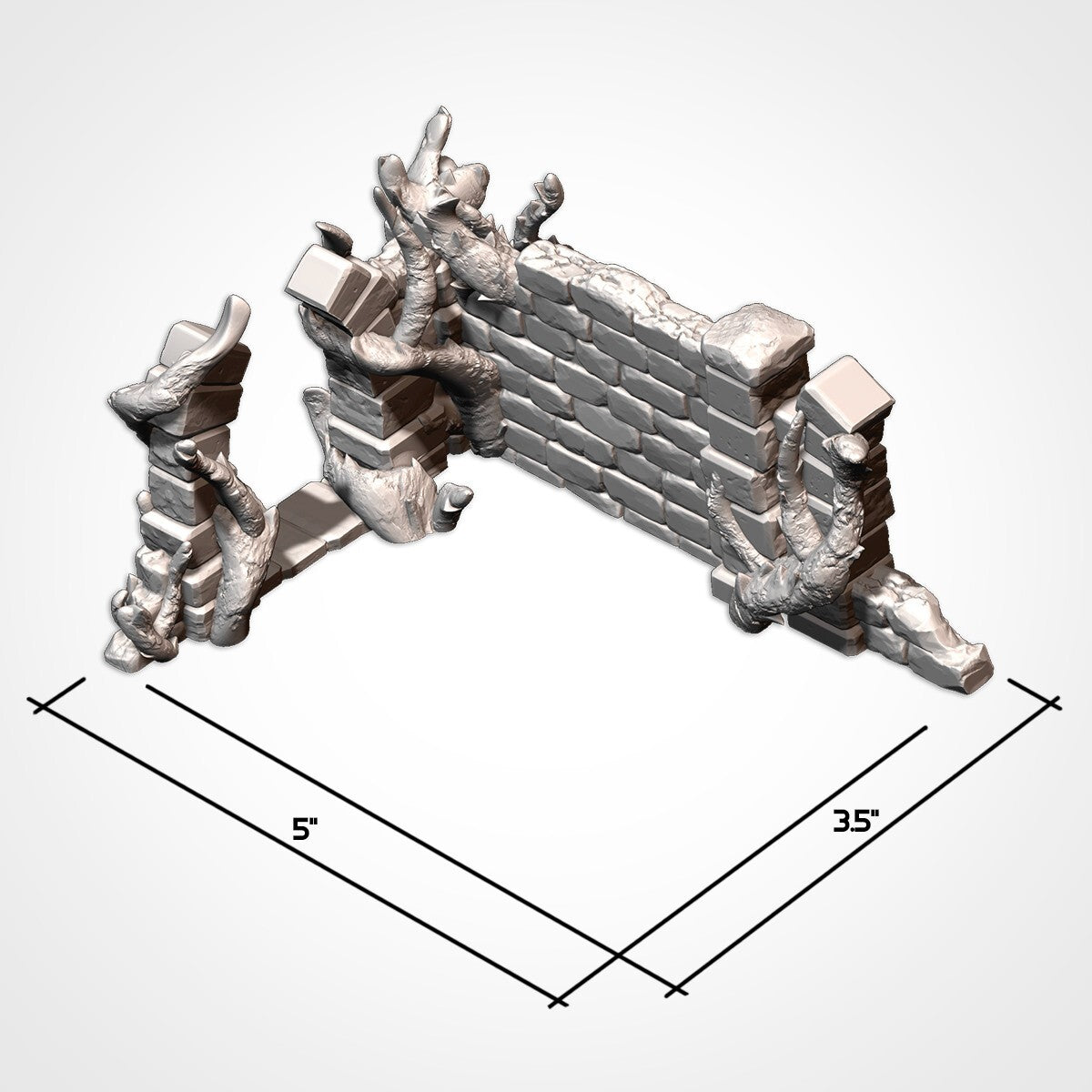 Abandoned Ruins - G-W compatible competitive Tabletop Terrain