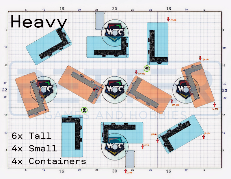 Eldar - Foldable, WTC Competitive Tabletop Terrain