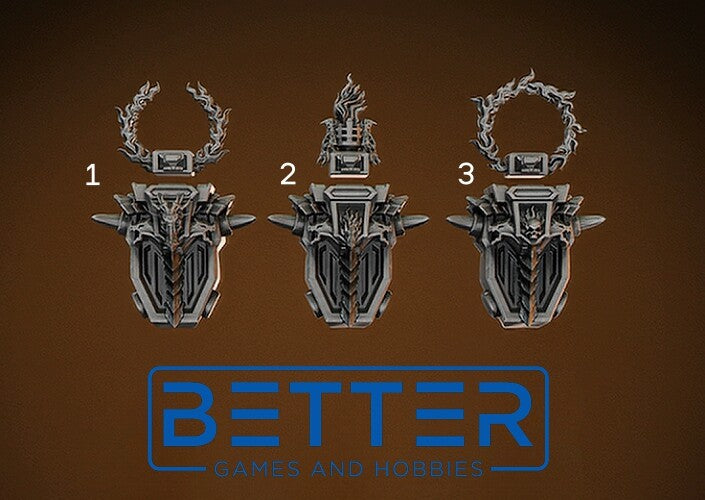 Backpacks, Flame Lizards - Blade Masters Conversion parts for sci-fi wargaming, 2nd born marine