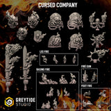 Cursed Company - Conversion parts for sci-fi wargames, 2nd born marine