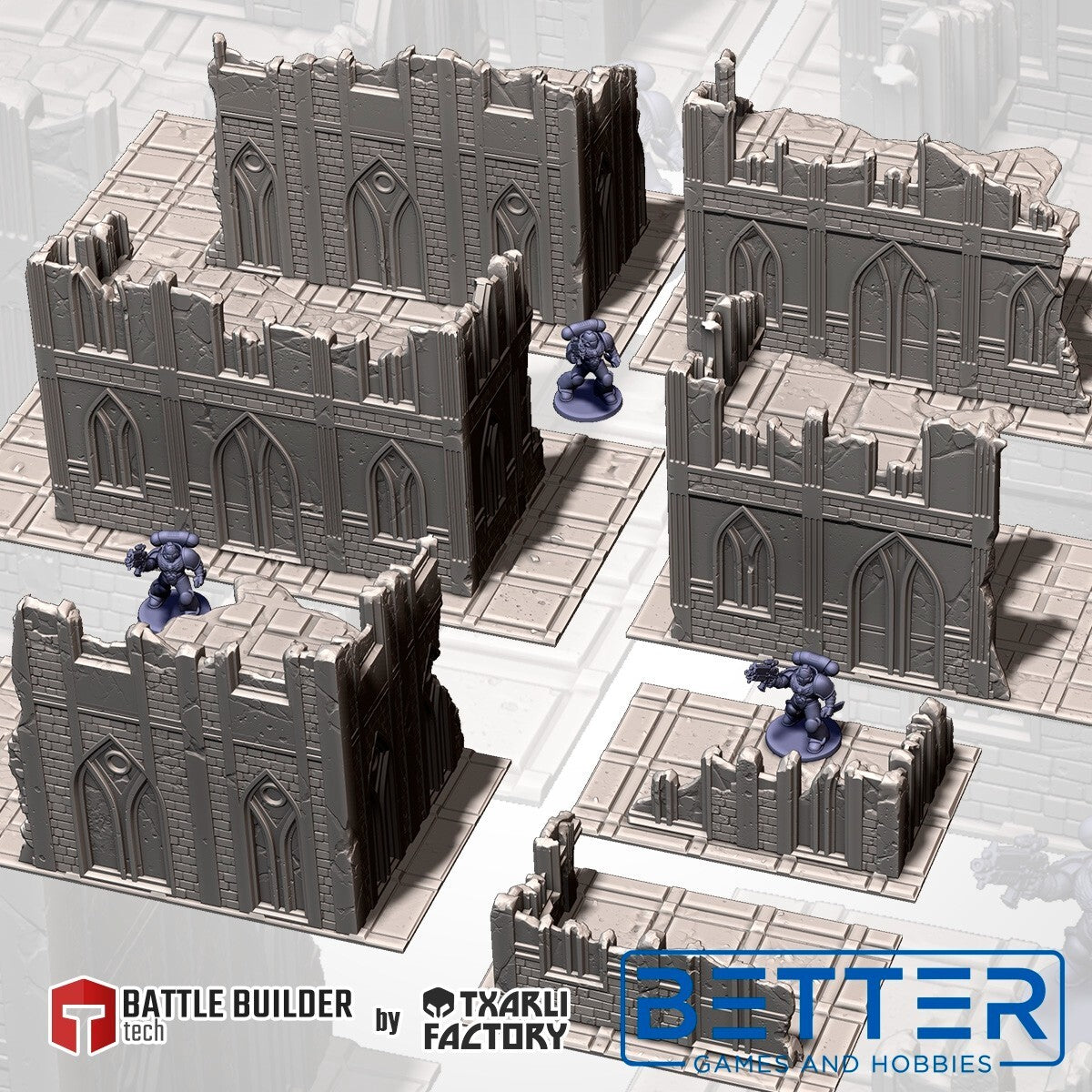 Classic Ruins - G-W compatible competitive tabletop terrain