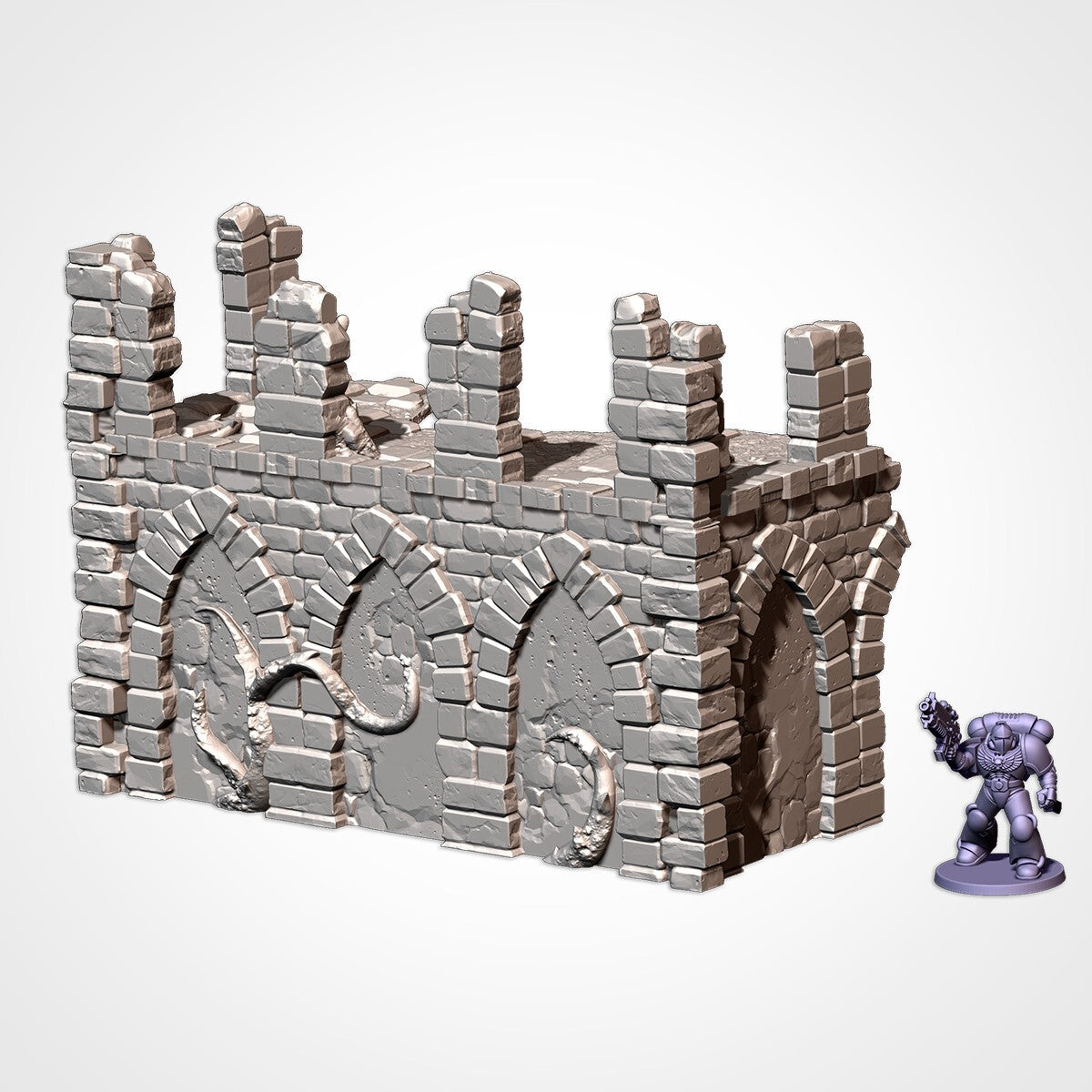 Abandoned Ruins - G-W compatible competitive Tabletop Terrain