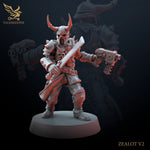 Dark Zealot Infantry - Tales Keeper Miniatures