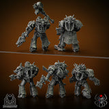 Backpacks - Flame Lizards, Battle Squad. Conversion parts for sci-fi wargaming miniatures