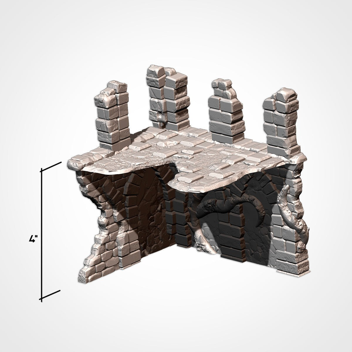 Abandoned Ruins - G-W compatible competitive Tabletop Terrain