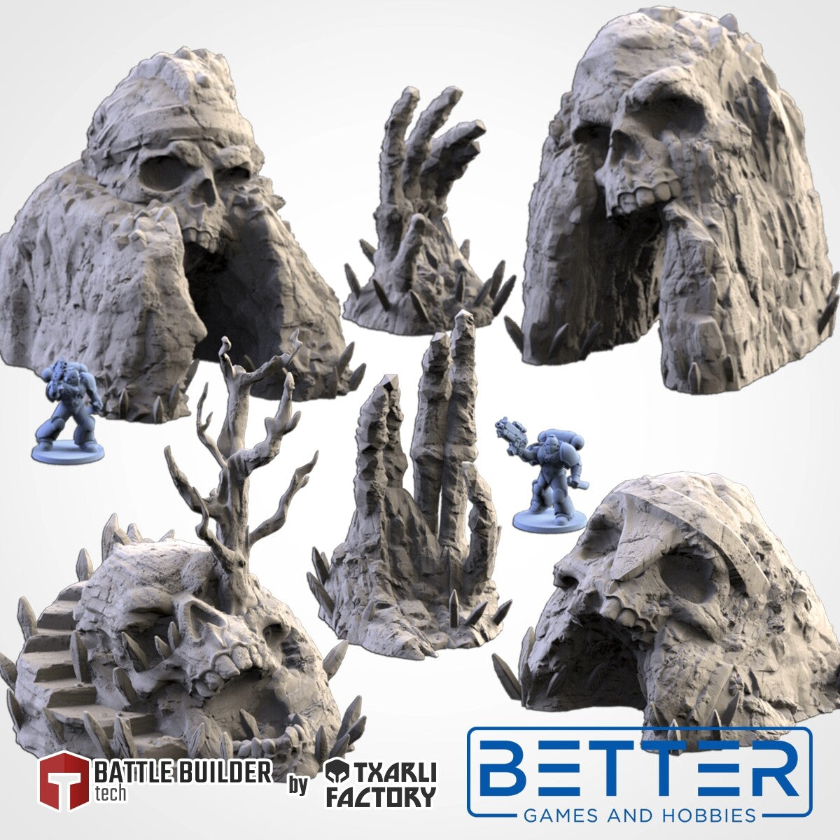 Cursed Ground 1 (28mm Scale) tabletop wargaming terrain