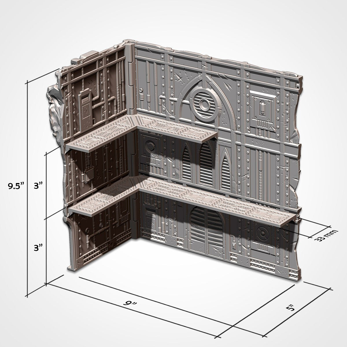 Industrial - Foldable, WTC Competitive Tabletop Terrain