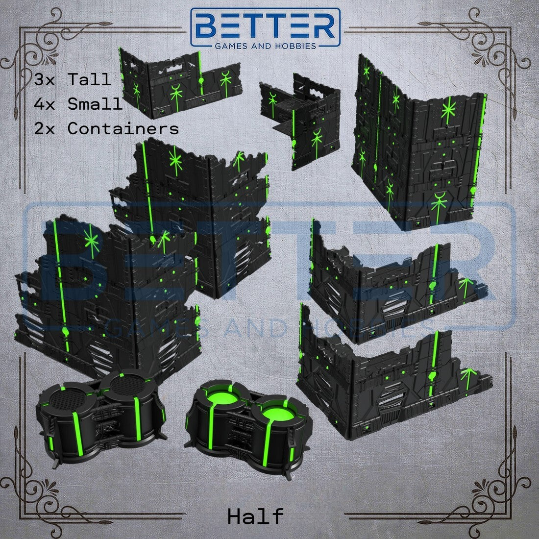 Necromations - Dual Color, Foldable, WTC Competitive Tabletop Terrain