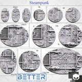 Steampunk - Themed Bases and Toppers for sci-fi & fantasy wargaming