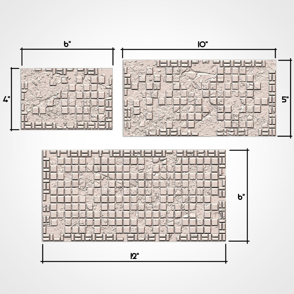 Abandoned Ruins - G-W compatible competitive Tabletop Terrain