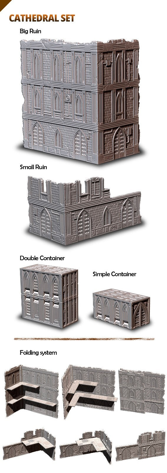Cathedral - Txarli WTC Competitive Tabletop Terrain