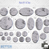 Sci-fi City - Themed Bases and Toppers for sci-fi & fantasy wargaming