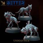 Undead Dog Pack - Tales Keeper Miniature